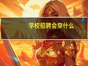 学校招聘会穿什么