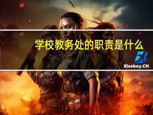 学校教务处的职责是什么