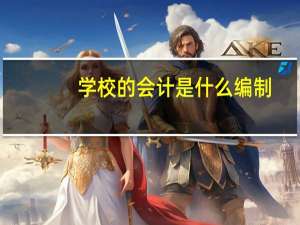 学校的会计是什么编制？