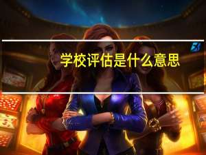 学校评估是什么意思