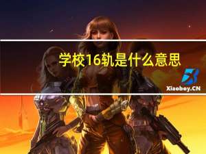 学校16轨是什么意思