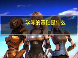 学琴的基础是什么