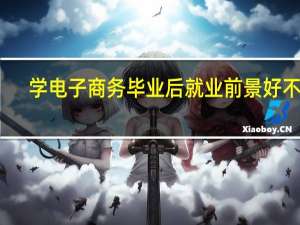 学电子商务毕业后就业前景好不好