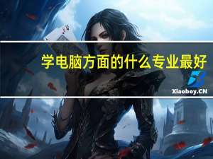 学电脑方面的什么专业最好