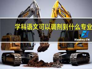 学科语文可以调剂到什么专业