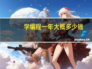 学编程一年大概多少钱