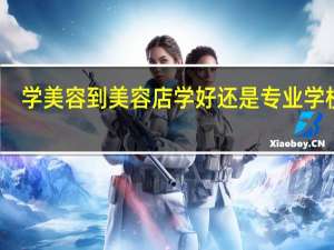 学美容到美容店学好还是专业学校学