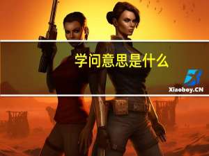学问意思是什么