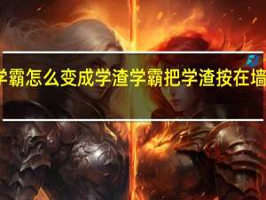 学霸怎么变成学渣 学霸把学渣按在墙上做尿