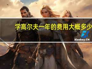 学高尔夫一年的费用大概多少
