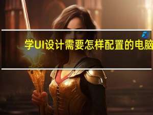 学UI设计需要怎样配置的电脑