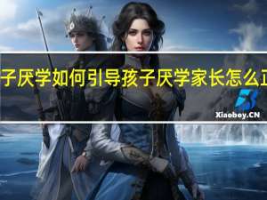 孩子厌学如何引导 孩子厌学家长怎么正确引导