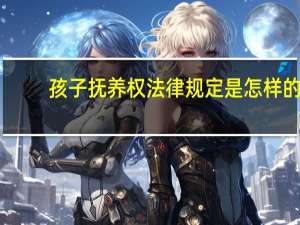 孩子抚养权法律规定是怎样的