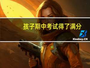孩子期中考试得了满分,为了表扬他,应该给孩子买什么礼物好 为了儿子考试我给了他