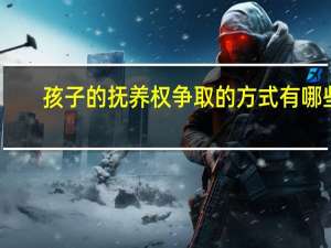 孩子的抚养权争取的方式有哪些