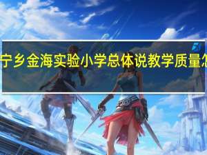 宁乡金海实验小学总体说教学质量怎么样