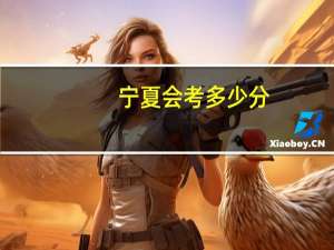 宁夏会考多少分