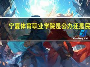 宁夏体育职业学院是公办还是民办