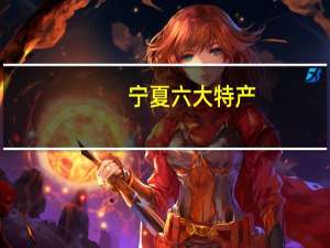 宁夏六大特产