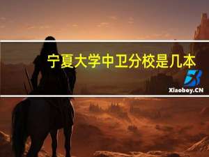宁夏大学中卫分校是几本