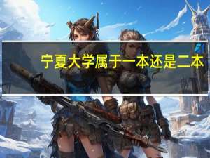 宁夏大学属于 一本还是二本