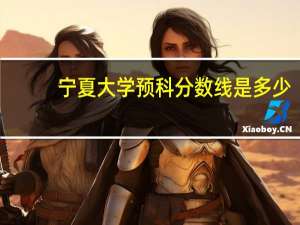 宁夏大学预科分数线是多少