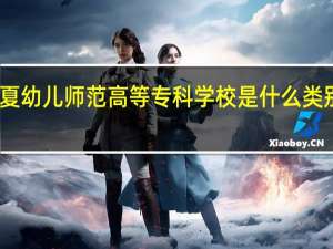 宁夏幼儿师范高等专科学校是什么类别的学校