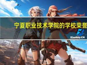 宁夏职业技术学院的学校荣誉