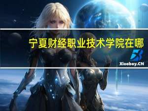 宁夏财经职业技术学院在哪