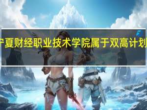 宁夏财经职业技术学院属于双高计划院校吗