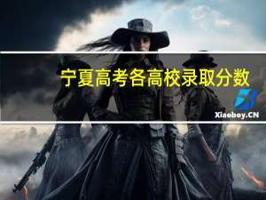 宁夏高考各高校录取分数
