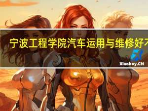 宁波工程学院汽车运用与维修好不好