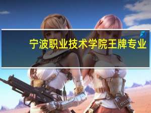 宁波职业技术学院王牌专业
