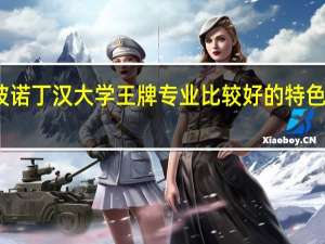 宁波诺丁汉大学王牌专业 比较好的特色专业名单