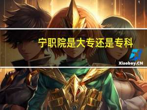 宁职院是大专还是专科？