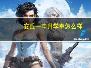 安丘一中升学率怎么样