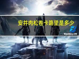 安井 肉松卷卡路里是多少