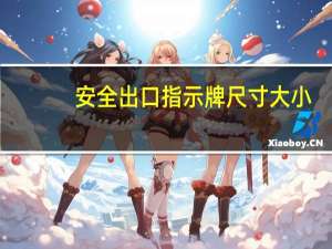 安全出口指示牌尺寸大小（安全出口指示牌尺寸）