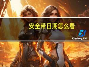 安全带日期怎么看