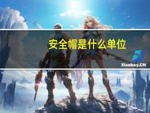 安全帽是什么单位