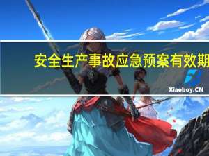 安全生产事故应急预案有效期