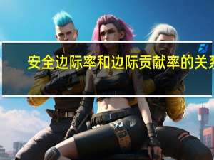 安全边际率和边际贡献率的关系