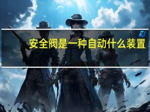 安全阀是一种自动什么装置