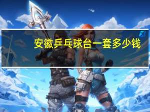 安徽乒乓球台一套多少钱