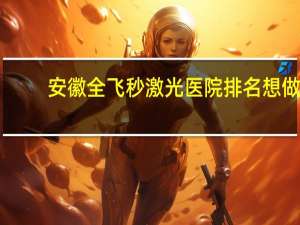 安徽全飞秒激光医院排名 想做飞秒激光近视手术,哪家医院好点
