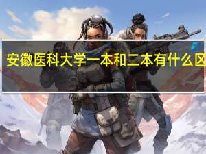 安徽医科大学一本和二本有什么区别啊
