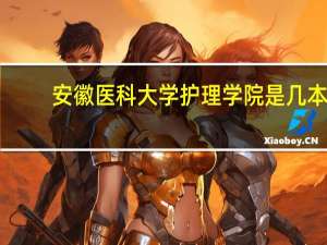 安徽医科大学护理学院是几本