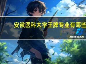 安徽医科大学王牌专业有哪些