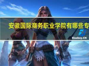 安徽国际商务职业学院有哪些专业