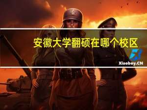 安徽大学翻硕在哪个校区